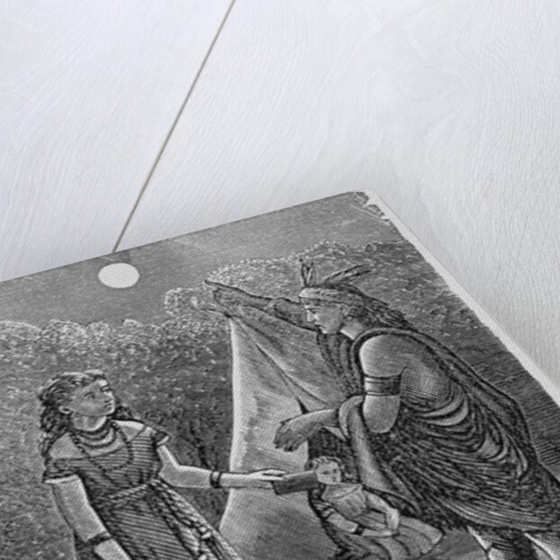 Jumping Bear Promising to Deliver Fanny Kelly's Letter, an Except From My Captivity Among the Sioux by Anonymous