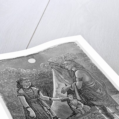 Jumping Bear Promising to Deliver Fanny Kelly's Letter, an Except From My Captivity Among the Sioux by Anonymous