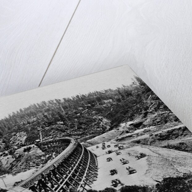 Constructing a Train Trestle by Anonymous