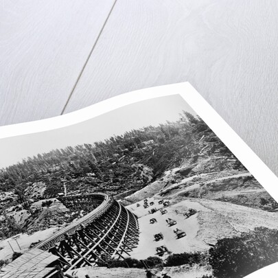 Constructing a Train Trestle by Anonymous