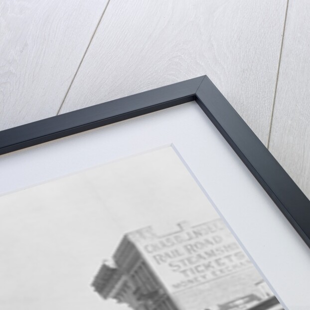 Elevated Trains in Manhattan's Bowery by Anonymous