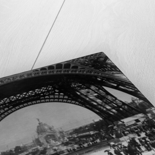 Visitors Strolling Around the Eiffel Tower by Anonymous
