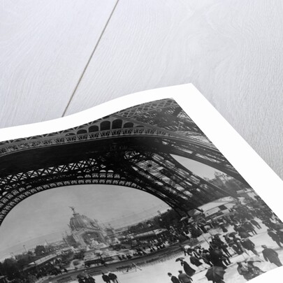 Visitors Strolling Around the Eiffel Tower by Anonymous