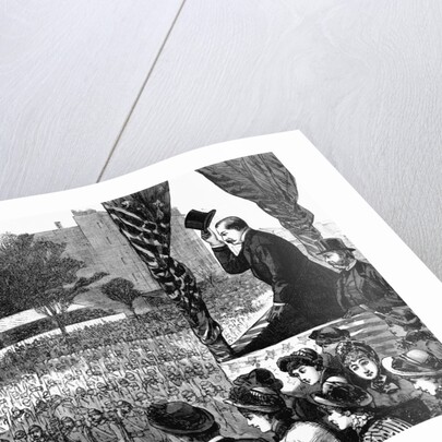 Wash., D.C. The inauguration of President Cleveland, March 4th. by Anonymous