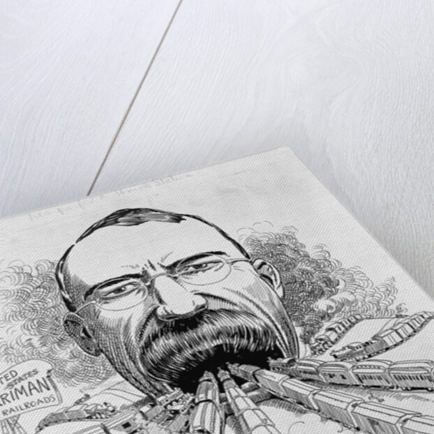 Robber Baron Swallowing the Railroads by Anonymous