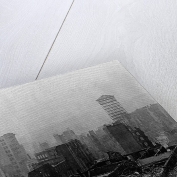 Buildings Leveled by Earthquake and Fire by Anonymous