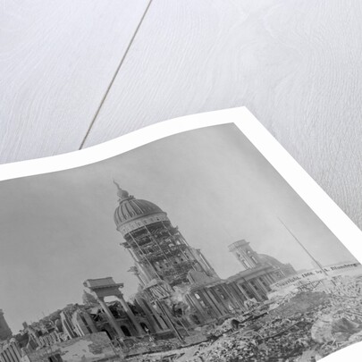 Ruins of San Francisco City Hall by Anonymous