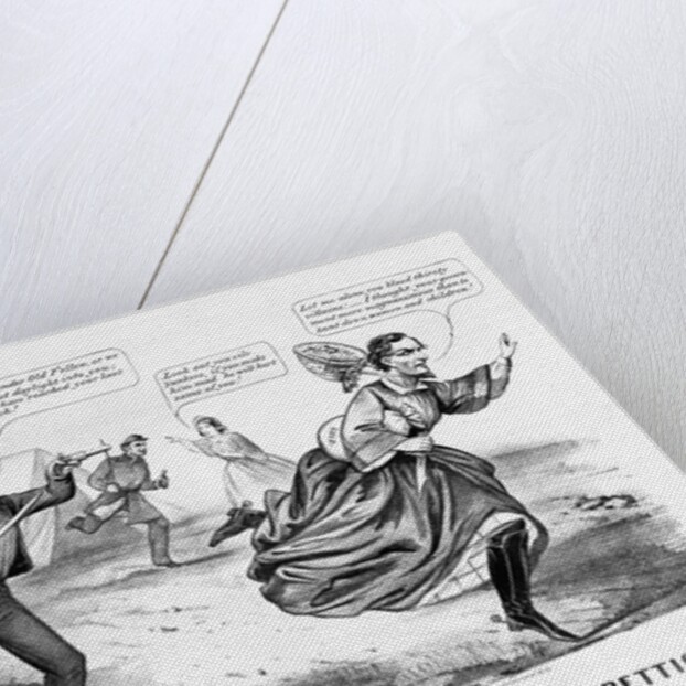 The Last Ditch of the Chivalry, or a President in Petticoats by Currier & Ives