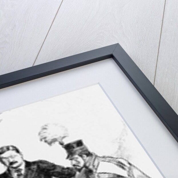 Cartoon Depicting President Teddy Roosevelt Speaking to the Russian Czar and Japanese Emperor by Anonymous