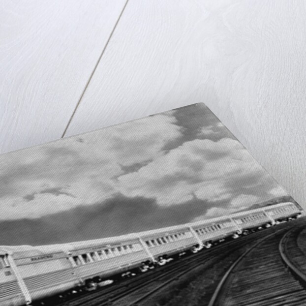 Picture of a Stainless Steel Train by Anonymous