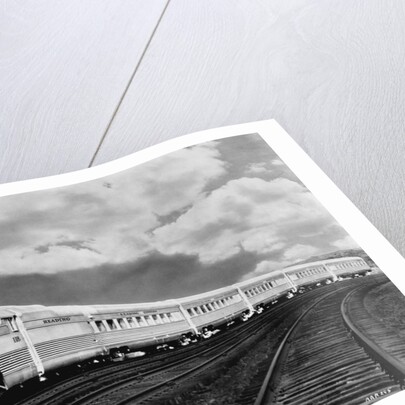 Picture of a Stainless Steel Train by Anonymous