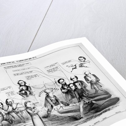 Political Cartoon; Burying the Constitution by Anonymous