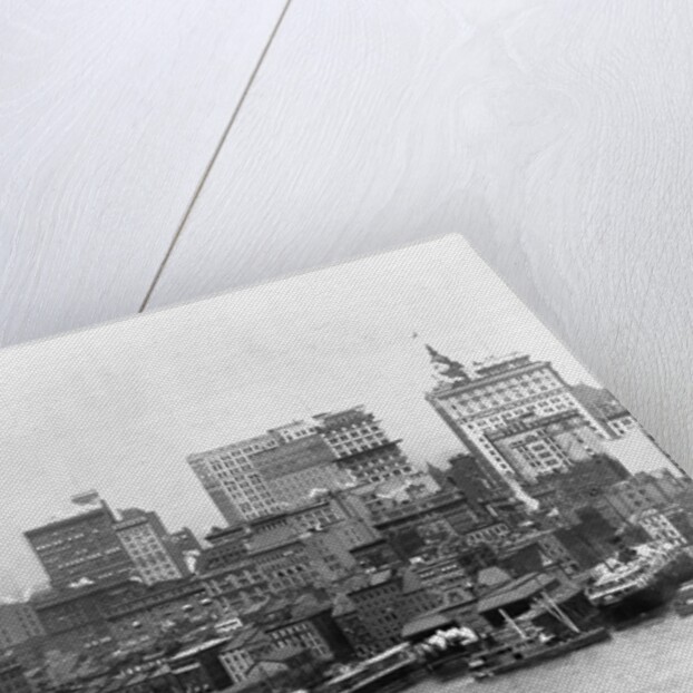 Lower Manhattan from the East River, 1902 by Anonymous