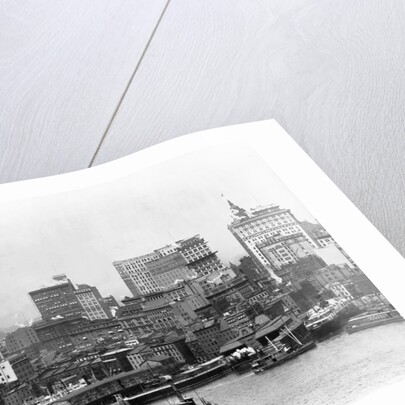 Lower Manhattan from the East River, 1902 by Anonymous