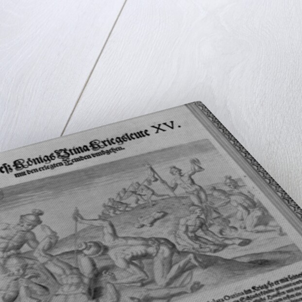 Group of Cannibal Indians Dismembering and Cooking Captives by Theodor de Bry From America by Anonymous