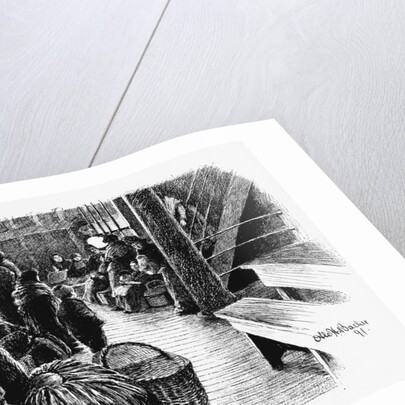 Immigrants in Steerage of Ship by Anonymous