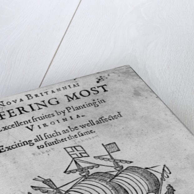 Advertisement Seeking Colonists for Virginia by Anonymous