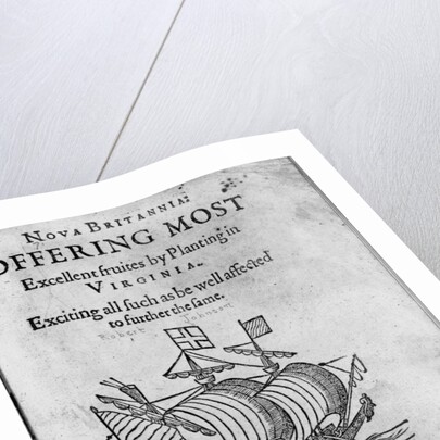 Advertisement Seeking Colonists for Virginia by Anonymous