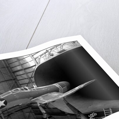 Corsair in Wind Tunnel by Anonymous
