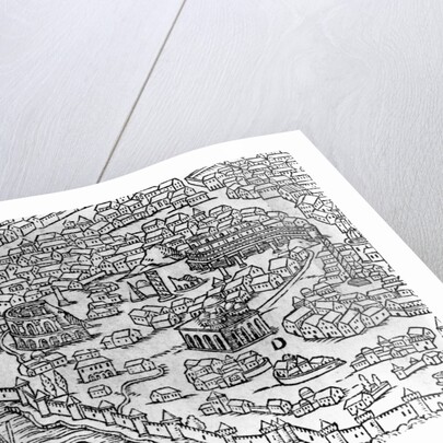 Map of Constantinople by Anonymous