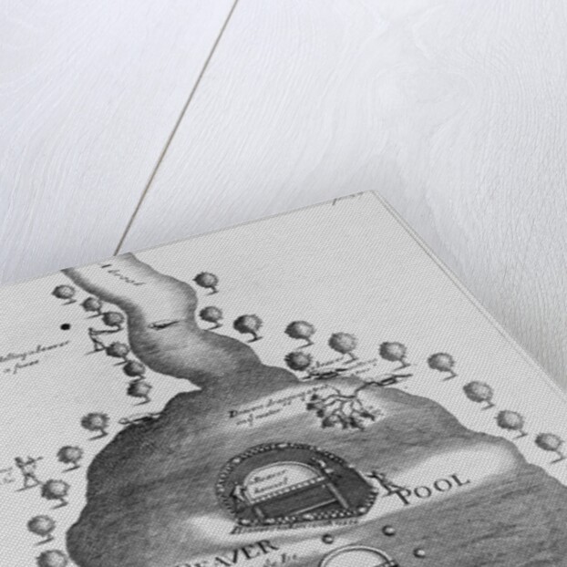 Engraving of Beaver Pond by Anonymous