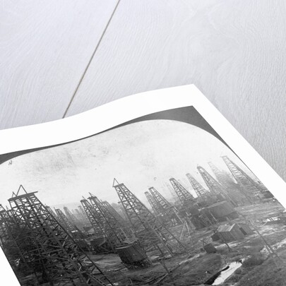 Oil Rigs Near Los Angeles, California by Anonymous