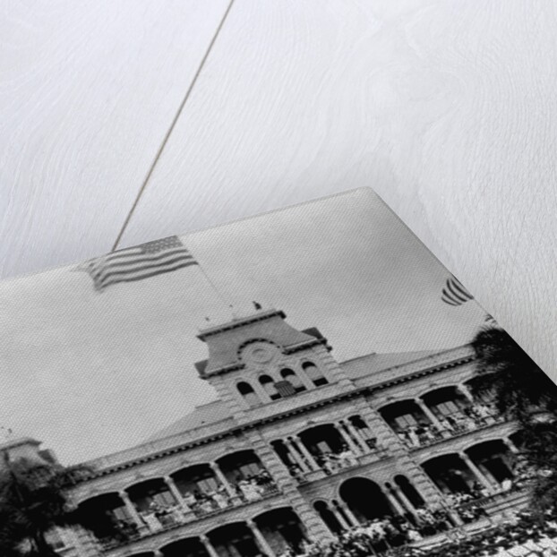 Hawaiian Island Annexation Ceremony by Anonymous