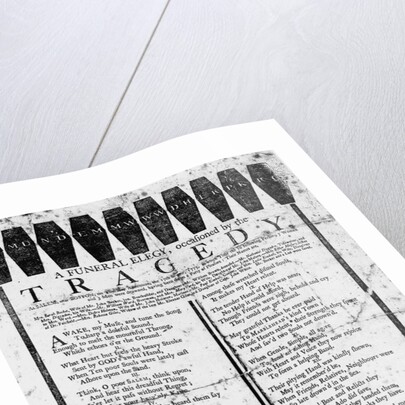 Black-Bordered Elegy for Drowning Victims by Anonymous