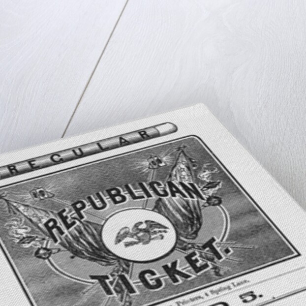 Broadside Listing Boston Republican Ticket by Anonymous