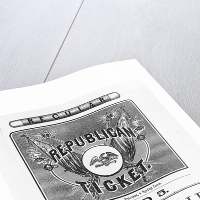 Broadside Listing Boston Republican Ticket by Anonymous