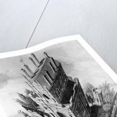 Aerial Perspective Over Church by Anonymous