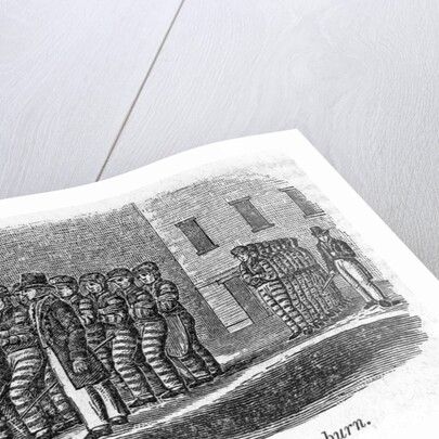 Prisoners at the States Prison at Auburn (New York; c. 1840) Eng. In John W. Barber, Historical Collections of the State of New York, p. 67. (F119.B24 by Anonymous