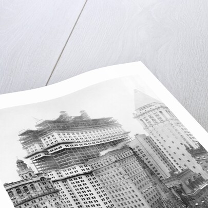 Construction of the Equitable Building, New York by Anonymous
