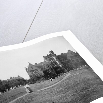 Students at University of Chicago Campus by Anonymous