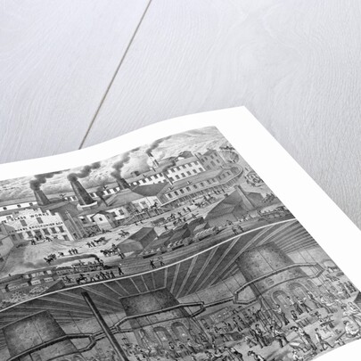The Glassworks of J. H. Hobbs, Brockunier, & Co., Wheeling, West Virginia Published by Titus