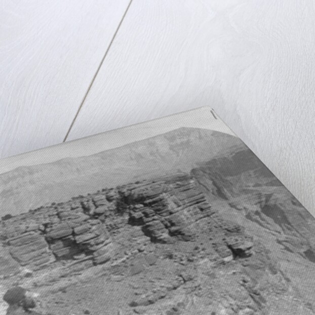 Man Looking into Sheavwitz Crossing, Grand Canyon by Anonymous