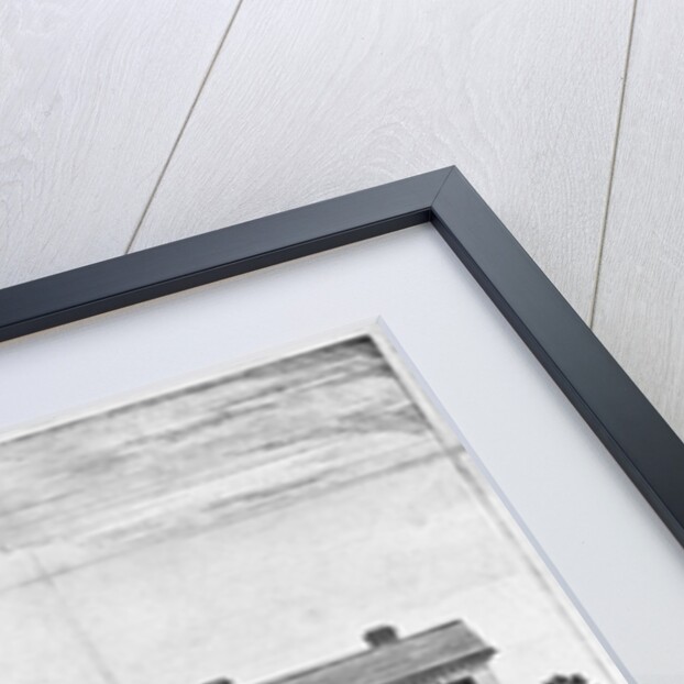 A North-West Prospect of Nassau Hall With Front View of the Presidents House in New Jersey by Henry Dawkins