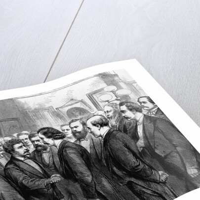 American Engraving Mr. Stanley's Return to America - His Reception at the Lotos Club, New York by Anonymous