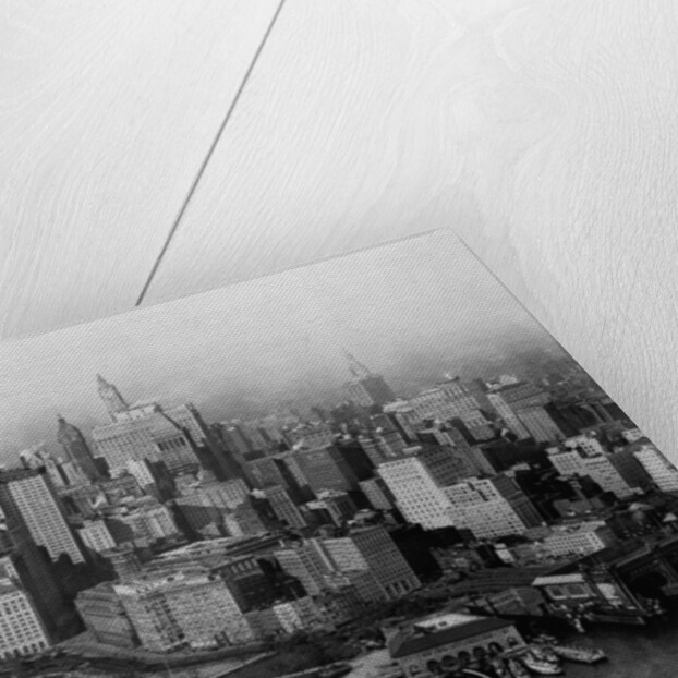 Overview of Battery Park and Lower Manhattan by Anonymous