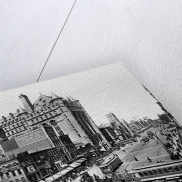 Broad and Market Sts., N.W. corner, Newark, New Jersey. (Bird's-eye view) by Irving Underhill