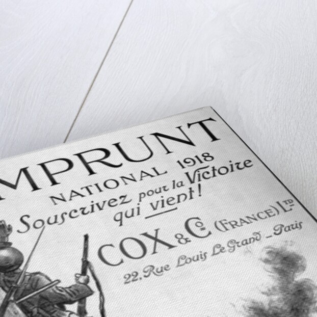 Emprunt National 1918, Souscrivez Pour la Victoire qui Vient! World War I Poster by Chabannaz