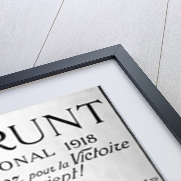 Emprunt National 1918, Souscrivez Pour la Victoire qui Vient! World War I Poster by Chabannaz