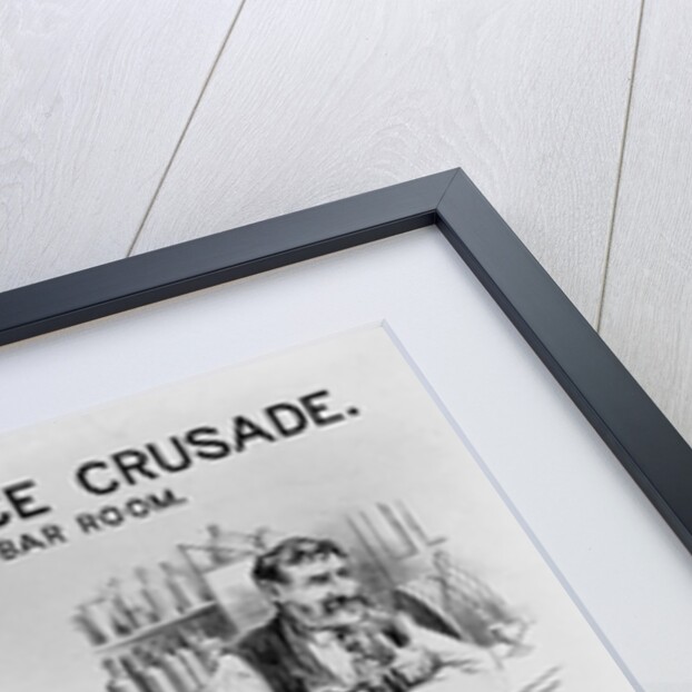 Cartoon of The Temperance Crusade: Four Hours in a Bar Room by Anonymous