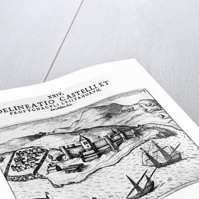Delineatio Castelli... by Theodor de Bry