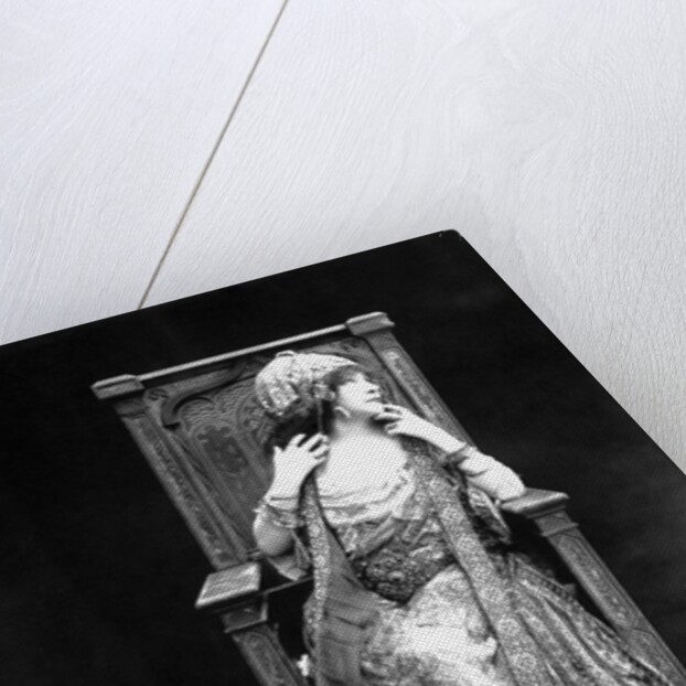 Actress Sarah Bernhardt Seated by Anonymous