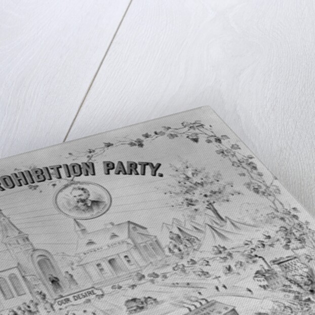 American Lithograph "Principles of the Prohibition Party" by Anonymous