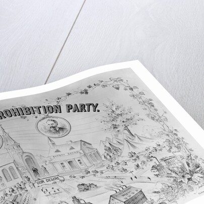 American Lithograph "Principles of the Prohibition Party" by Anonymous