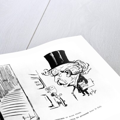 Samuel L. Clemens (two caricatures) by Anonymous