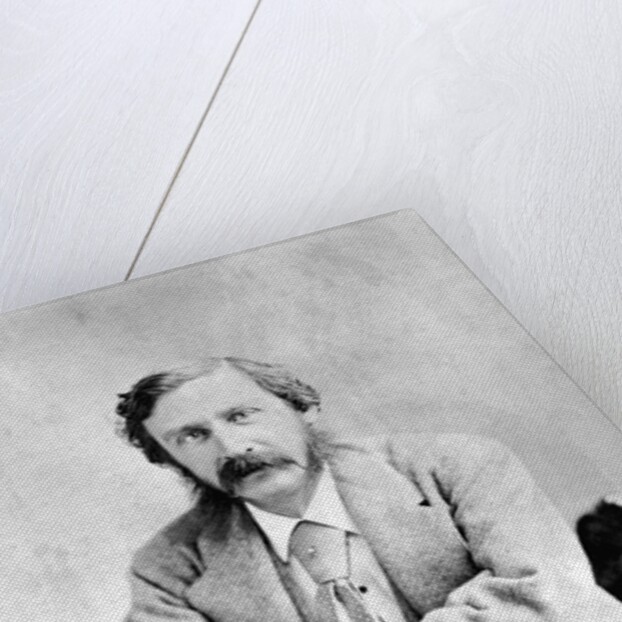 Writer Bret Harte Seated by Anonymous