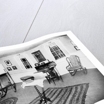 Parlor of the Edgar Allen Poe cottage, N.Y.C. Photo. J 232393, Dec. 17, 1918. by Anonymous